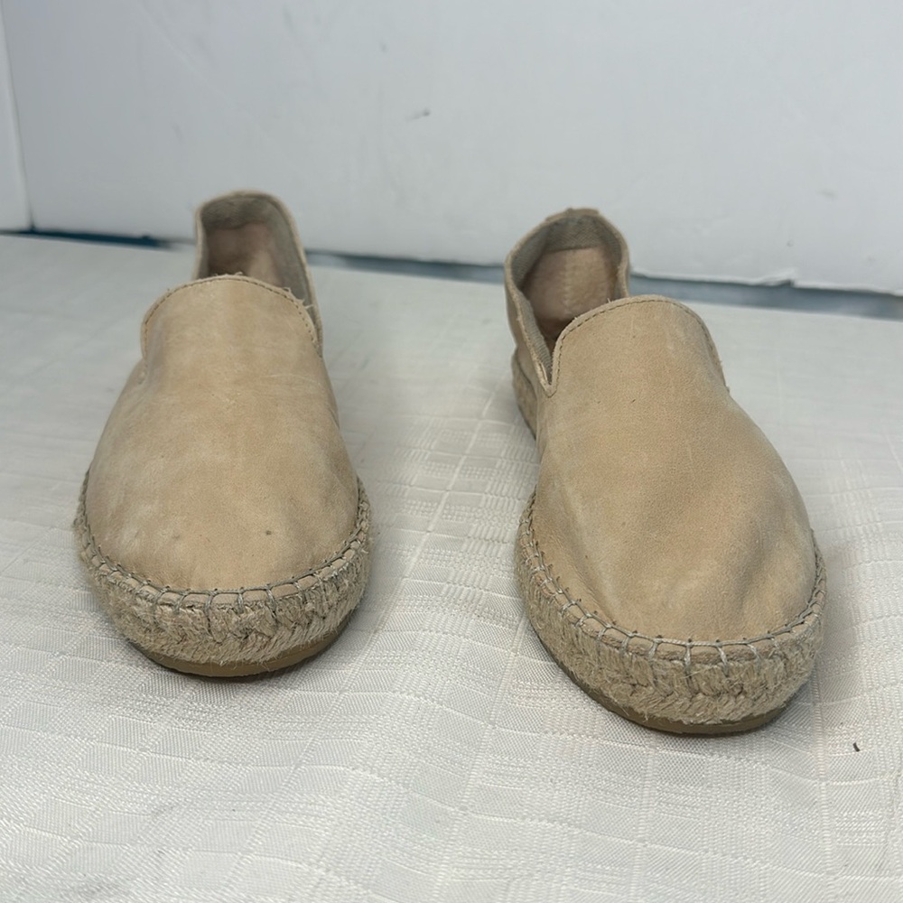 Free People Beige Espadrille Slip-On Shoes